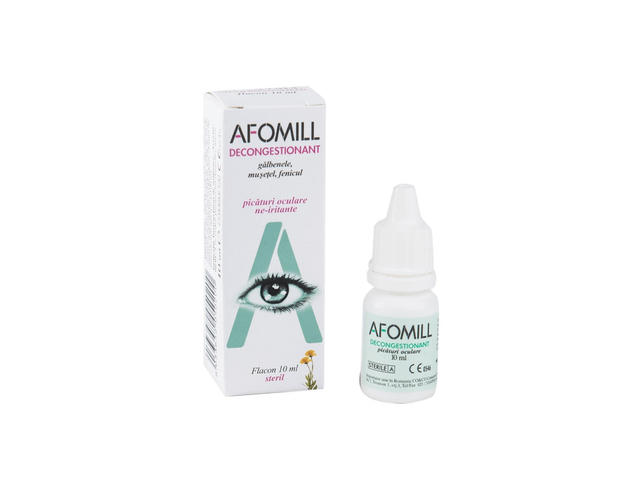 Picături oculare decongestionante Afomill, 10 ml, Af United