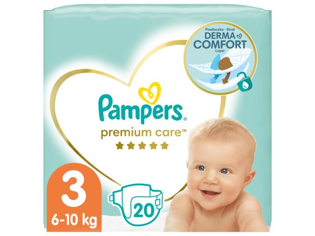 Scutece Pampers Premium Care Marimea 3, 5-9 Kg, 20 Bucati