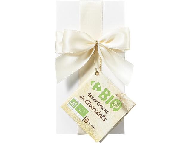 Asortiment de bomboane de ciocolata  Carrefour Bio