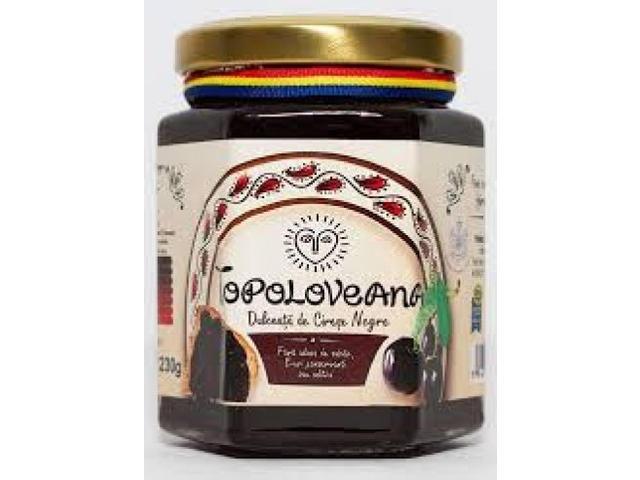 Dulceata cirese negre 230g Topolovean