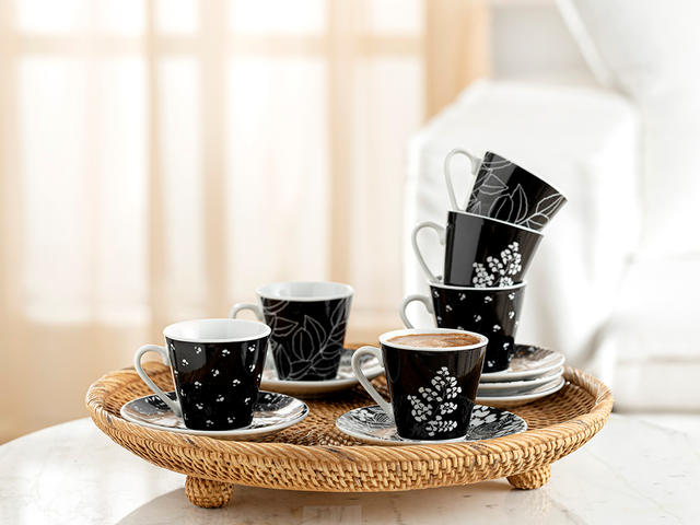 Prezzie Porţelan  12 piese  SET CEȘTI DE CAFEA 80 ml 10033403001