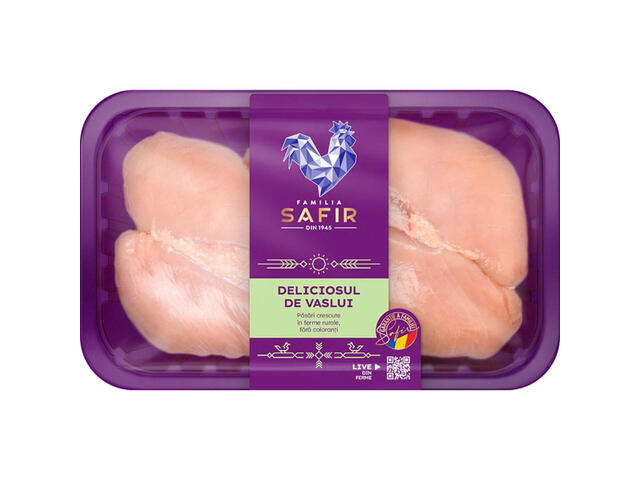 Piept de pui dezosat fara piele Deliciosul de Vaslui, caserola, +/- 1 kg