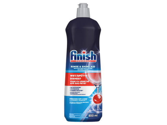 Solutie de clatire pentru masina de spalat vase Finish, 800 ML