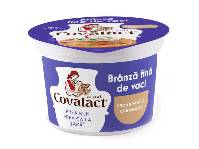 Branza fina de vaci Covalact, 200 g