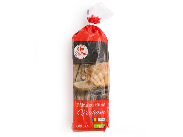 Toast cu graham Carrefour Extra 600g