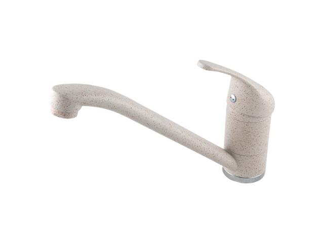 Baterie de bucatarie Modo Beige Pyramis, monocomanda, alama, 210 x 166 mm