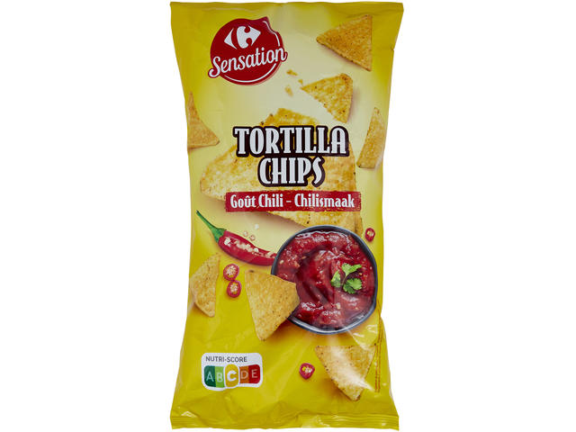 Chips cu gust de chili 200 g Carrefour