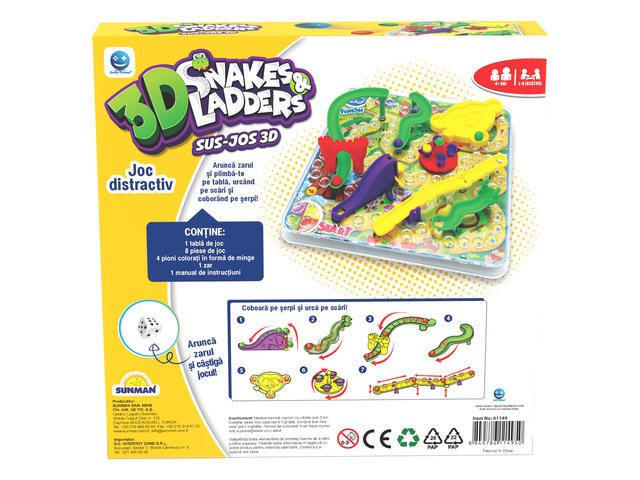 Joc de societate, Smile Games, 3D Snakes si Ladders