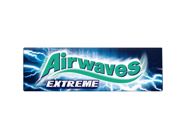 Airwaves Extreme guma de mestecat cu arome de menta si eucalipt 10 buc 14 g