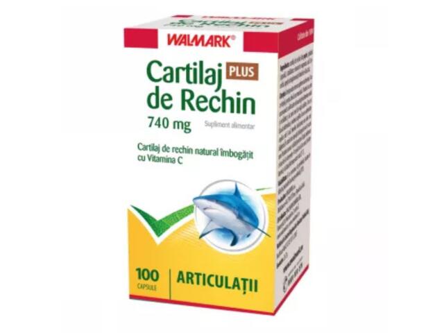 Cartilaj de Rechin Plus 740 mg, Walmark
