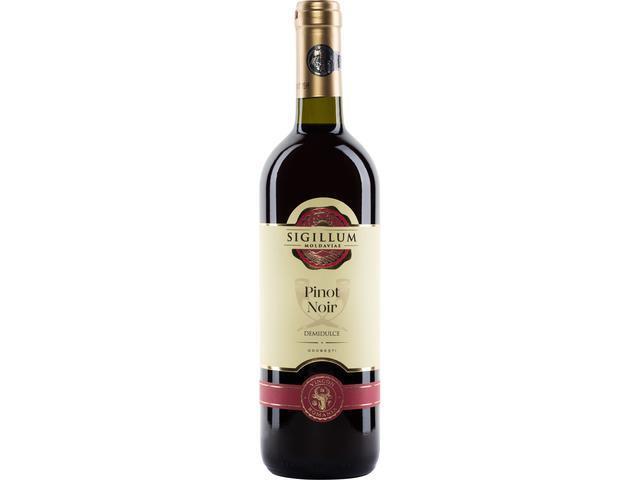 Vin Pinot Noir demidulce 0.75L Sigillum Moldaviae