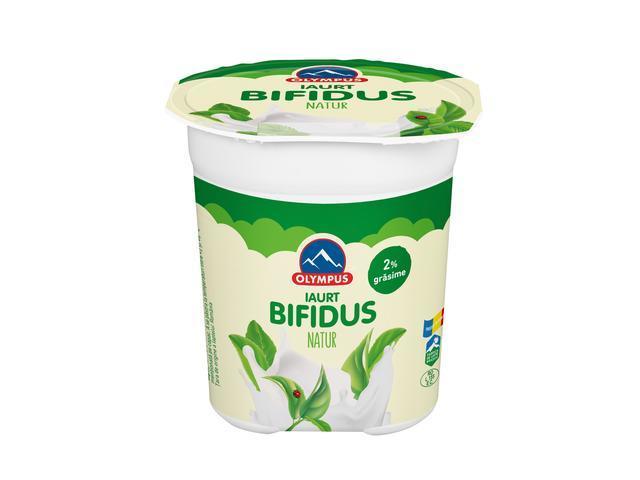 Iaurt bifidus natur 2% grasime  Olympus 125 g