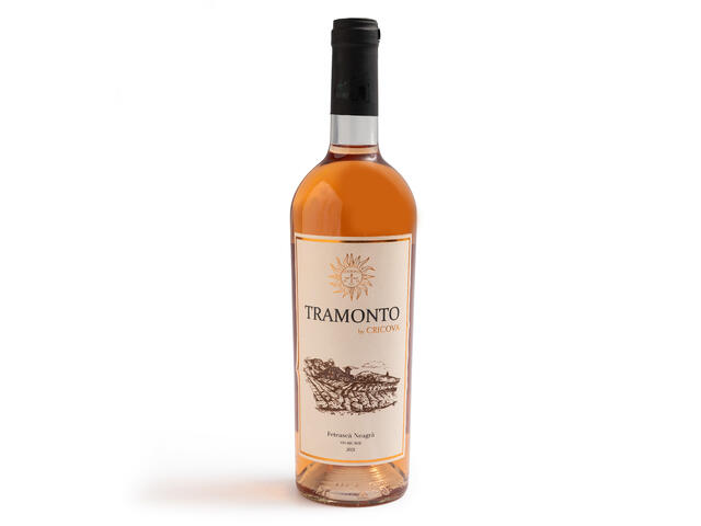 Vin roze sec, Tramonto Cricova, Feteasca Neagra 0.75L