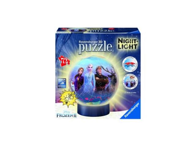 Puzzle 3D, Frozen 2, luminescent, 72 piese