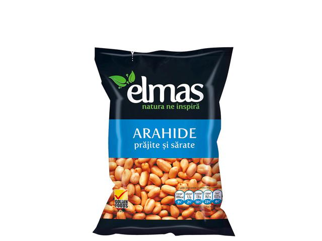 ELMAS ARAHIDE DECOJITE 140GR PRAJITE SARE