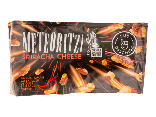 Meteoritzi covrigi sparti cu gust Sriracha Cheese 75 g