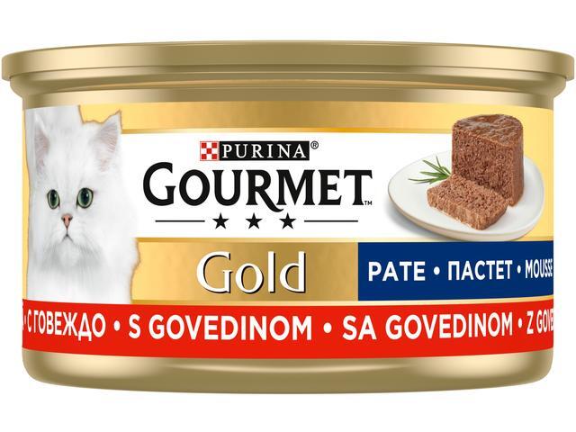 Gourmet Gold Mousse Cu Vita, Hrana Umeda Pentru Pisici, 85G