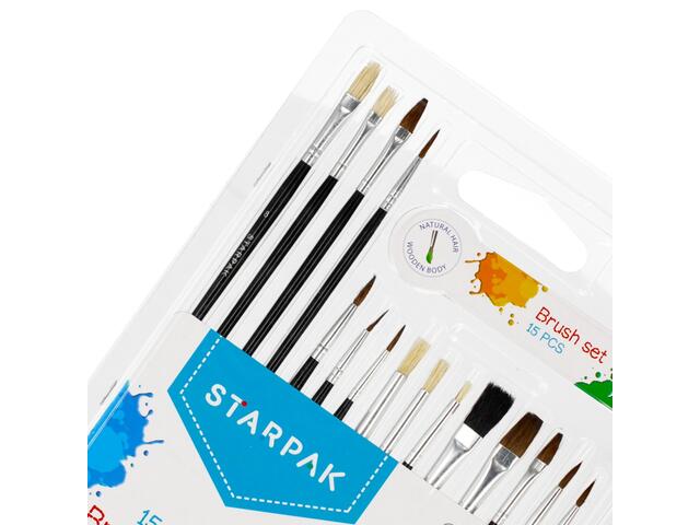 Set de pensule Starpak, 15 piese