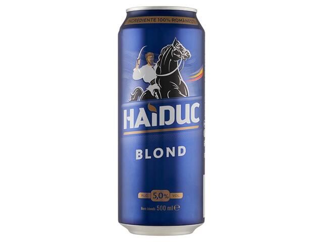Haiduc Bere blonda 5% alc. doza 500 ml