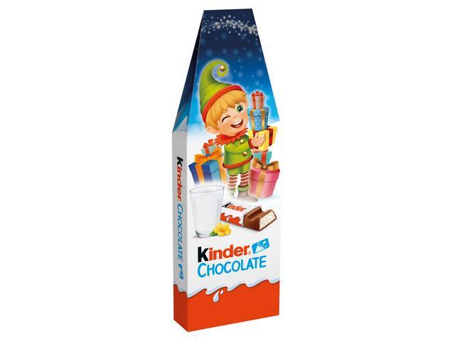 Kinder Chocolate Batoane de ciocolata cu lapte, cu crema de lapte 200 g