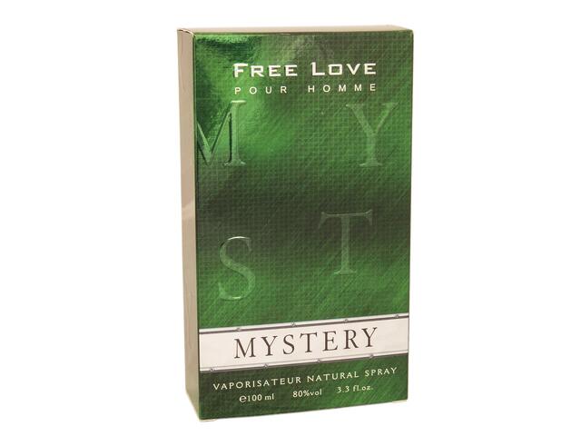 Apa De Toaleta,Mistery,Free Love Pentru Barbati 100Ml