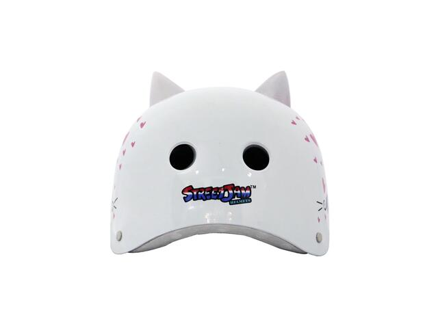 Casca de protectie, Street Jam, Kitty Cat, Marimea S, Alb