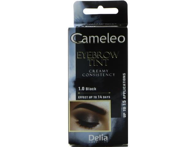Vopsea Sprancene Negru Cameleo,Delia Cosmetics,3.0 Dark Brown