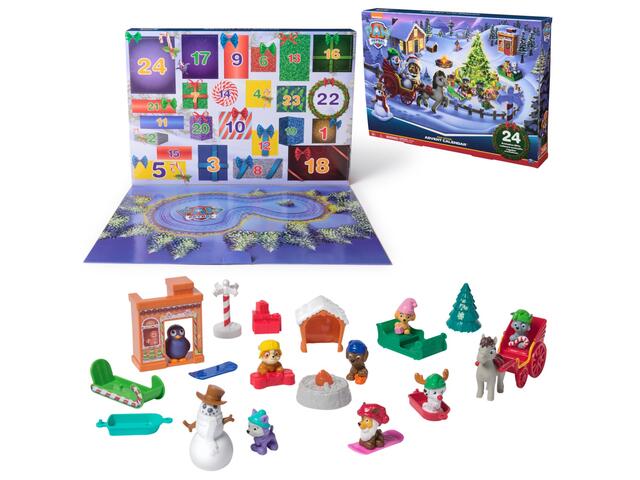 Calendar Advent, Paw Patrol, 24 figurine si accesorii surpriza