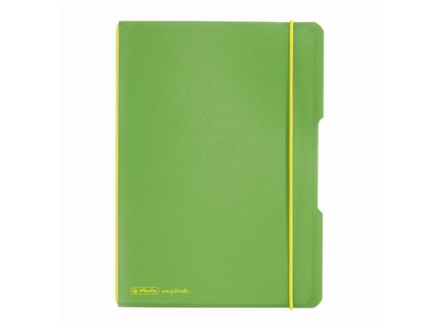 Caiet A5, My.Book Flex, 40f, mate, verde