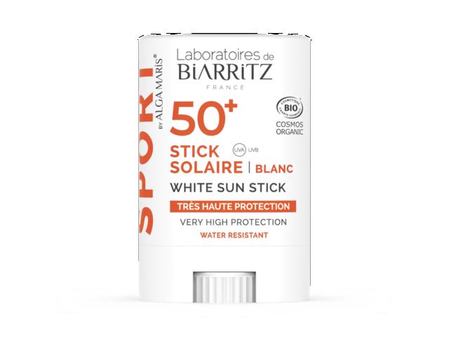 Stick solar fata SPF50+ sport calatorii Blanc BIO 12g, LABORATOIRES DE BIARRITZ