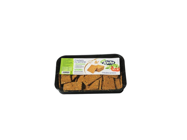 Keta Crackers cu seminte Mediteraneeni, 200 g