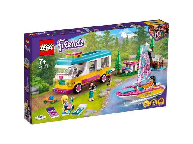 LEGO® Friends - Furgoneta de camping si barca cu panze (41681)