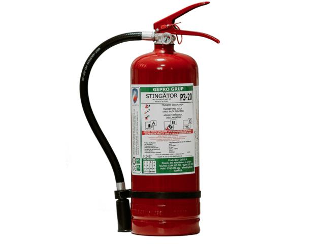 Stingator cu pulbere si N2, tip P3