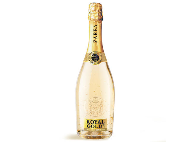 Zarea Royal Gold Cu Foita De Aur 23K Editie Limitata, Alb 0.75L