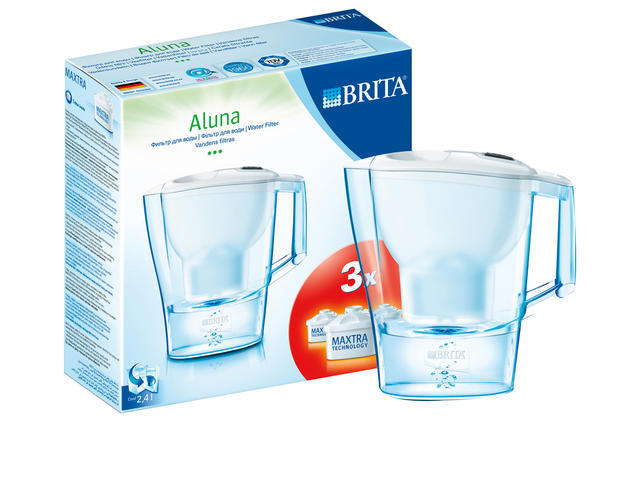 Starter pack BRITA Aluna 2.4 L (white) + 3 filtre Maxtra+