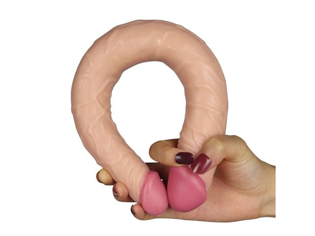 Dildo Dublu,King Size Realistic Ladykiller Tapered Double Penetration, 36 cm