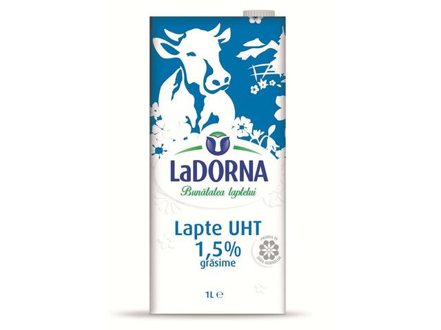 La Dorna lapte de vaca UHT 1.5% grasime 1 l