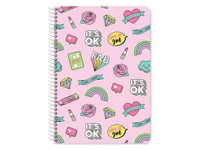 Caiet dictando cu spirala Must Shiny Dreams, 120 file