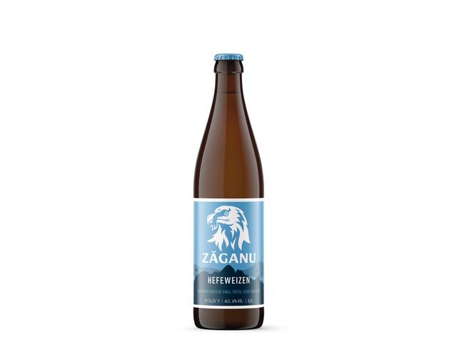 Zaganu Hefeweizen Bere Artizanala Nepasteurizata Sticla 0.5L