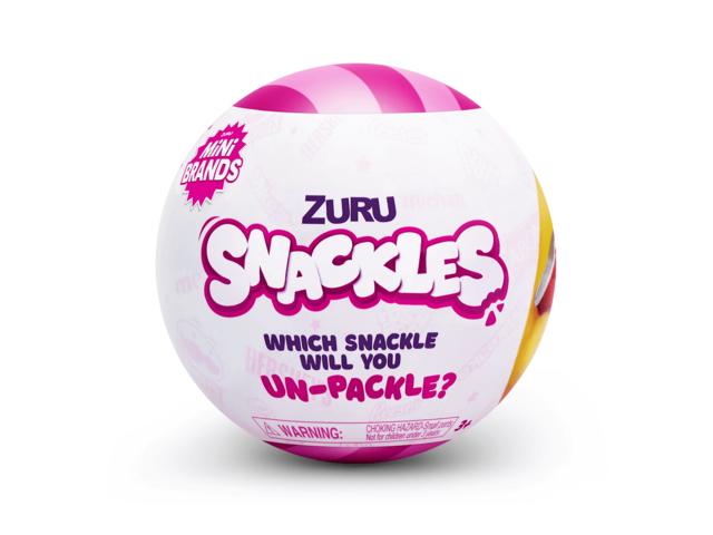 Jucarie de plus surpriza Snackles, 11.5 cm, Multicolor