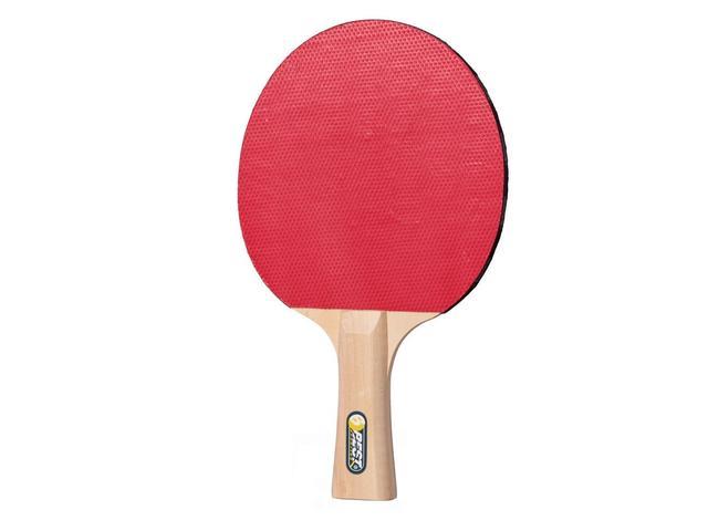 Paleta tenis masa pentru incepatori Best Sporting, lemn/cauciuc, Bej/Rosu