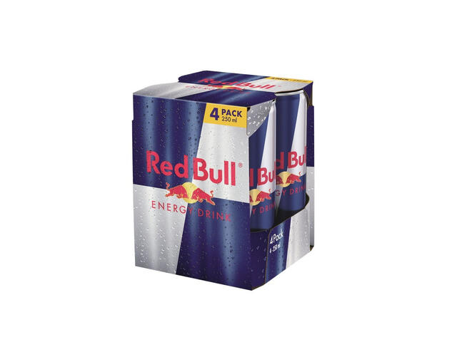 Bautura energizanta Red Bull Regular, 4 x 0.25 l