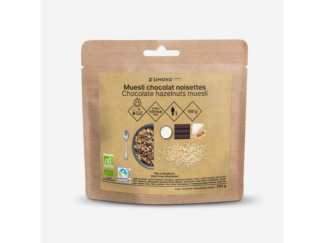 Mic dejun Bio Muesli cu ciocolată și alune 100 g