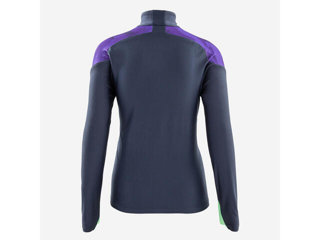 Bluză cu fermoar scurt Fotbal VIRALTO ALPHA Bleumarin-Mov Copii  - 131-140cm 8-9A