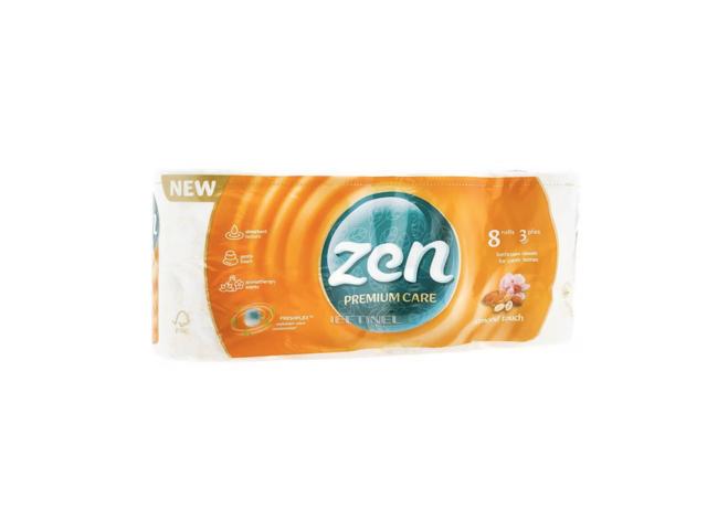 Hârtie Igienică Zen Almond 8 Role 3 Straturi