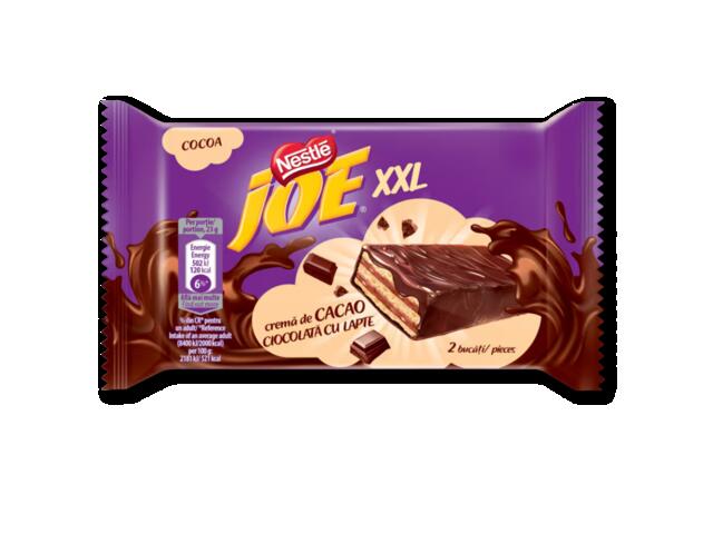 NAPOLITANE CU CREMA DE CACAO CIOCOLATA CU LAPTE JOE XXL 46G