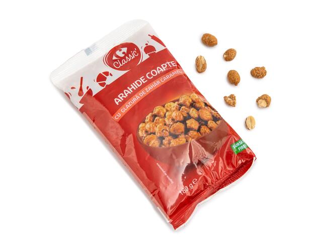 Arahide glazurate cu aroma de caramel, Carrefour 180g