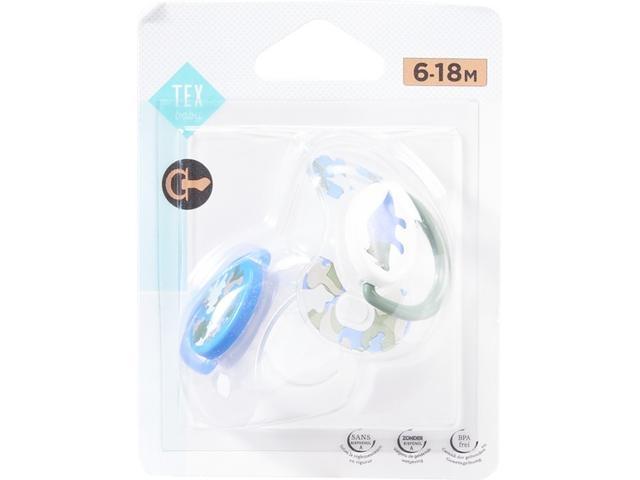 Set 2 suzete silicon Tex Baby T2 Masura unica