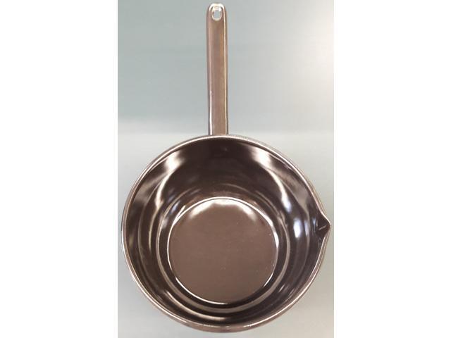 Cratita email+coada  2.4l/20cm, negru