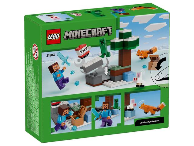 LEGO® Minecraft - Aventura din Taiga a lui Steve (21583)